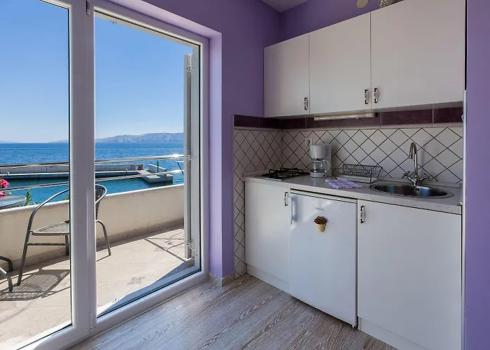 Einzigartiges Direkt Am Privatstrand Mit Privatem Balkon, Klima, Meerblick, Wifi *